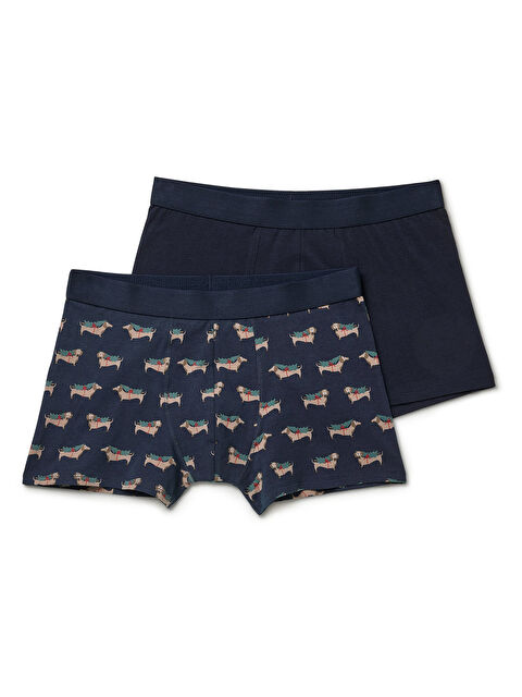 Tchibo Erkek Slip Boxer, 2li, Köpek - S000495992-21164