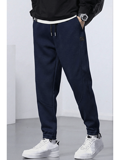 Genius Store Genıus Store Erkek Eşofman İçi Polarlı Bağcıklı Bel Jogger Spor Eşofman Altı SPOR-ESF001 - S000459209-21164