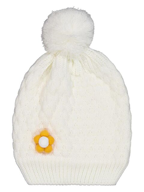 Civil Girls 2-5 Yaş Atkı Bere Eldiven Set - Beyaz Standart - S000488032-20063