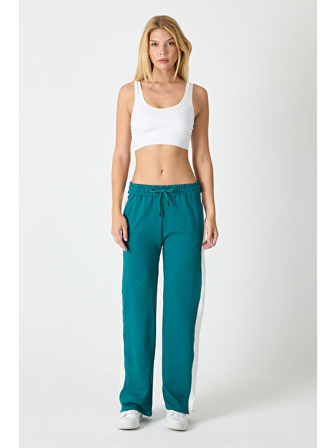 Rodi Kadın Yanı Şeritli Plazzo Pantolon 3000 - S000459588-18194