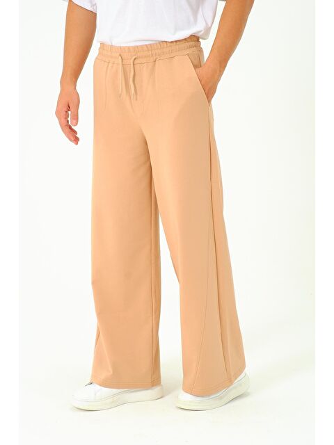 C&City Erkek  Lastikli Baggy Eşofman Altı 786 Sütlü Kahve - S000264980-29705