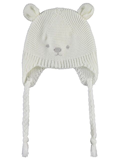 Civil Baby 6-18 Ay Atkı Bere Eldiven Set - Ekru Standart - S000488040-19965