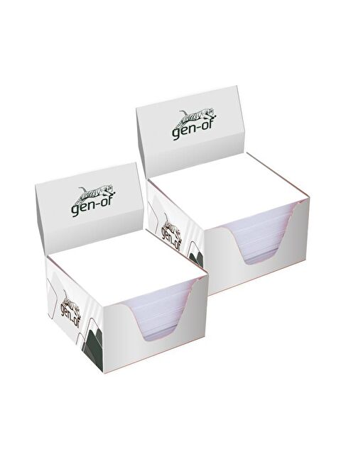 Gen-Of 8x8 Kutulu Beyaz Küp Not (GEN-9100) 10 Adet - S000422337-20063