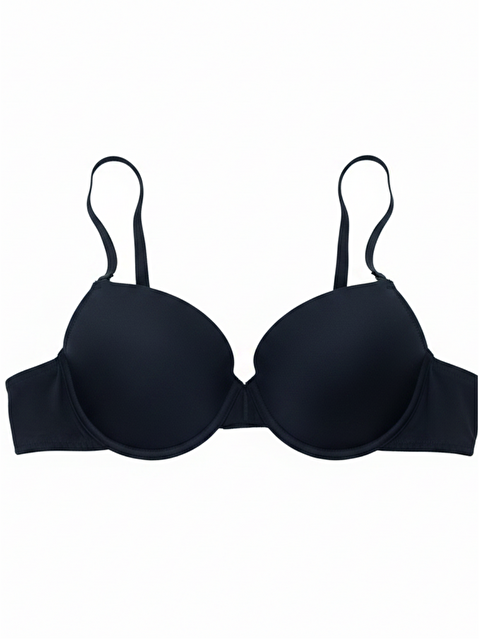 Bonbon Kadın Desteksiz Takma Askılı Siyah Renk Sütyen Bb2018