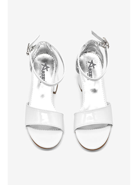 TONNY BLACK Kız Çocuk Beyaz Rugan Çocuk Topuklu Ayakkabı - S000522523-37243