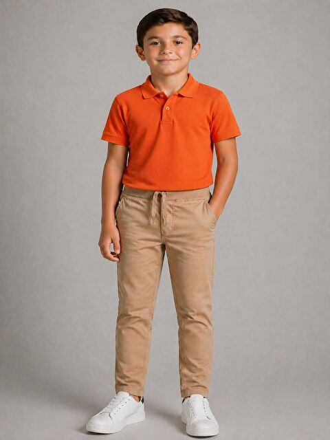 ajn Okul Tişört  Polo Yaka Kısa Kollu