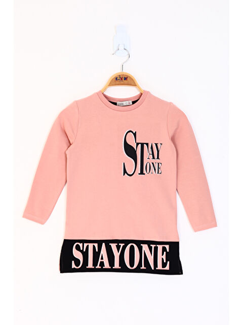 Toontoykids Kız Çocuk Stay One Baskılı Tişört - S000500869-24085
