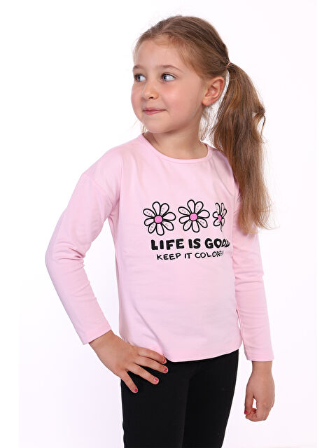 Toontoykids Kız Çocuk Baskılı Tişört - S000358207-20024