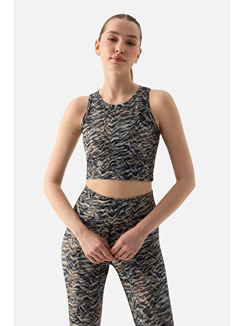 Superstacy Vahşi Kaplan Dijital Spor Bra - S000400920-23173