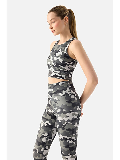 Superstacy Kamuflaj Desenli Dijital Spor Bra - S000400921-23173