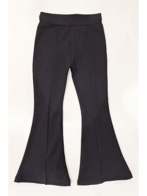 Modanino Kız Çocuk İspanyol Paça - Bel Tutuşlu - Çıma Detaylı Tayt 5-15 Yaş 12315 - S000460310-19351