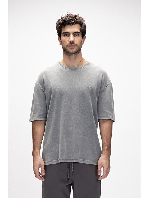 Bad Bear Wild Gri Baskılı Erkek T-Shirt - S000439367-20600