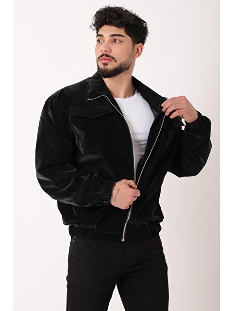 Stilkombin Cep Kapaklı Demir Fermuarlı Dik Yaka Nova Mevsimlik Mont BL 1810_60328 - S000380134-19351