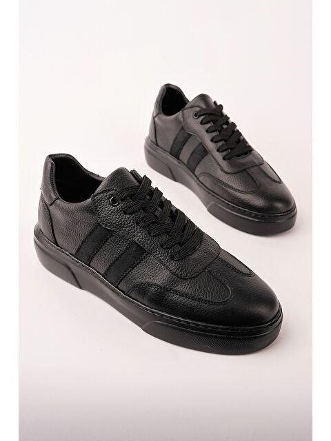 Muggo REEDS Hakiki Deri Bağcıklı Erkek Günlük Sneaker Spor Ayakkabı