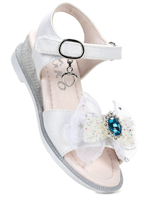 Kiko Kids Bufly Fiyonklu Kız Çocuk Sandalet Ayakkabı - S000393004-20063