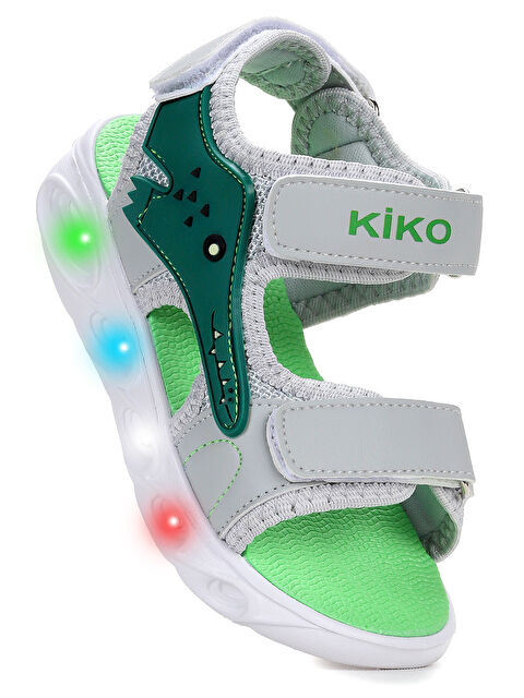 Kiko Kids Arnı Günlük Işıklı Cırtlı Erkek Bebek Sandalet Ayakkabı - S000393010-20600