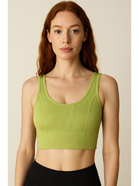 Hnx Kalın Askılı Toparlayıcı Ripli Spor Büstiyer - S000398308-19972