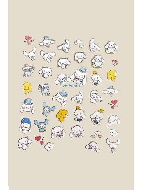 New Obsessions Cinnamon Kendinden Yapışkanlı Tırnak Sticker - S000445165-23173