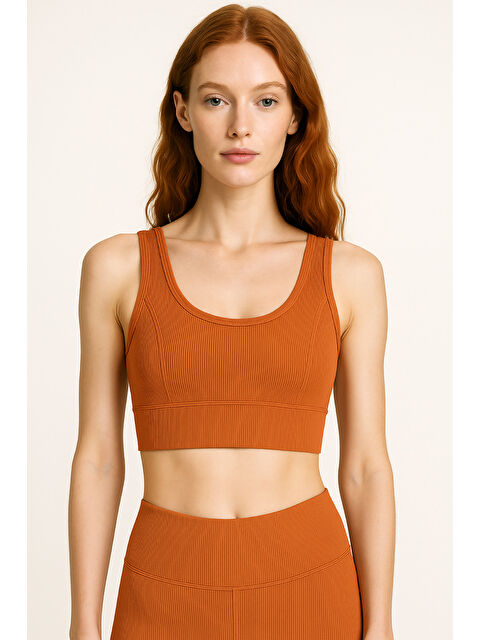 Hnx Kalın Askılı Toparlayıcı Ripli Spor Büstiyer - S000398308-18657