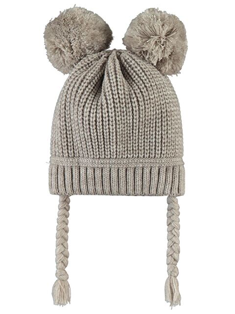 Civil Baby Basic Ponponlu 0-24 Ay Bebek Erkek Bere - Kahve Standart - S000508979-19413