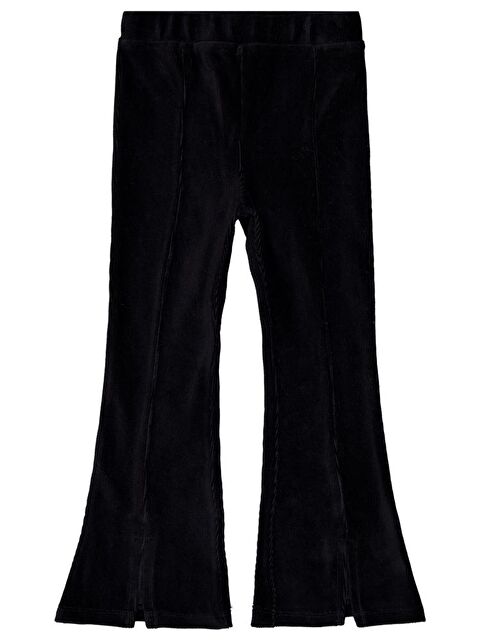 Civil Girls Yırtmaçlı 2-5 Yaş Tayt - Siyah 3-4 Yaş - S000484466-19351