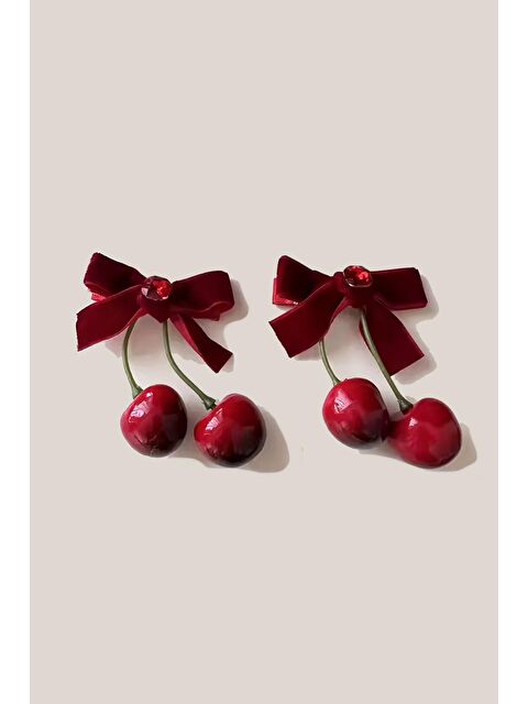 New Obsessions 2'li Şirin Kiraz Pens Toka - S000393298-20045