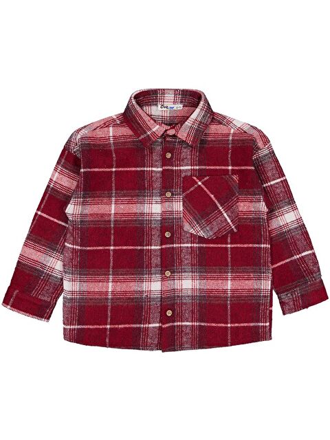 Civil Boys Chıcago Baskılı 6-9 Yaş Gömlek - Kırmızı 8-9 Yaş - S000484467-20045