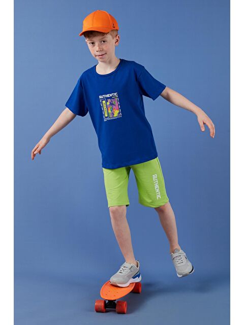 Lela Pamuklu Regular Fit Bisiklet Yaka Şortlu Alt-Üst Takım 6212011 - S000160605-23710