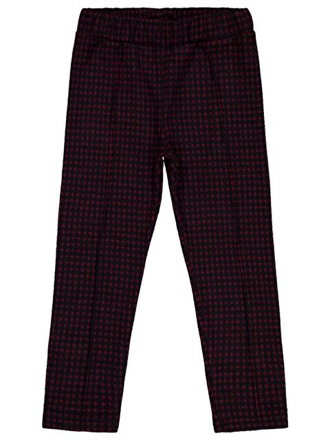 Civil Girls Yıldız Desen 6-9 Yaş Tayt - Bordo 7-8 Yaş - S000484429-19951