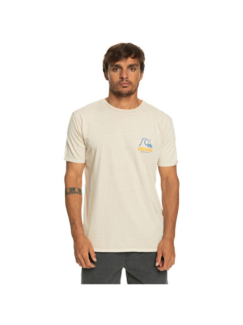 Quiksilver Artsinpalm Erkek Bej Tişört - S000489036-19928