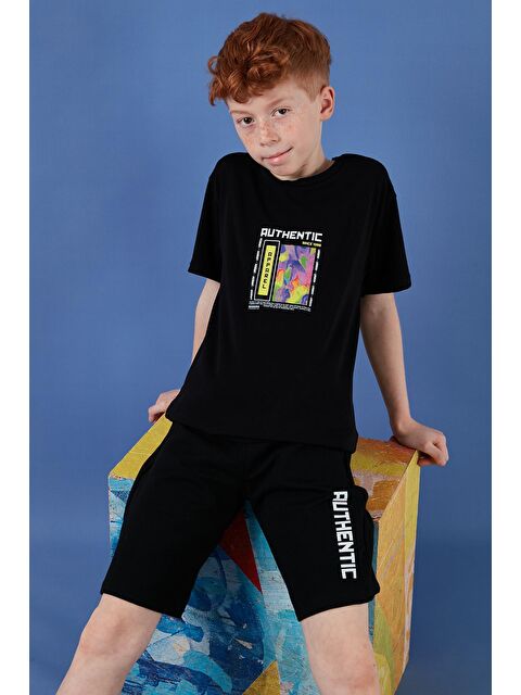 Lela Pamuklu Regular Fit Bisiklet Yaka Şortlu Alt-Üst Takım 6212011 - S000160605-19351