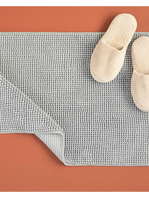 English Home Paige Makarna Banyo Paspası Gri - S000312840-20600