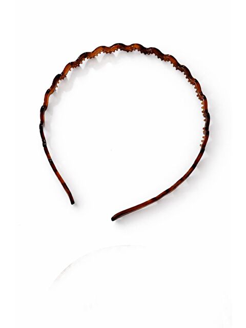 New Obsessions Dalgalı Desenli Kahverengi Taç - S000511437-18645