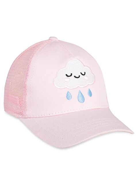 Civil Girls Cloud 2-5 Yaş Çocuk Kız Kep Şapka - Pembe
