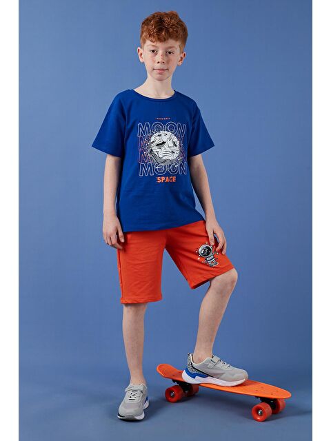 Lela Pamuklu Regular Fit Bisiklet Yaka Şortlu Alt-Üst Takım 6212008 - S000160606-23710