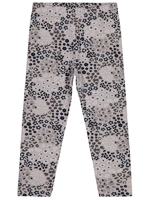 Civil Girls Leopar Baskılı 2-5 Yaş Tayt - Gri 4-5 Yaş - S000484423-20600