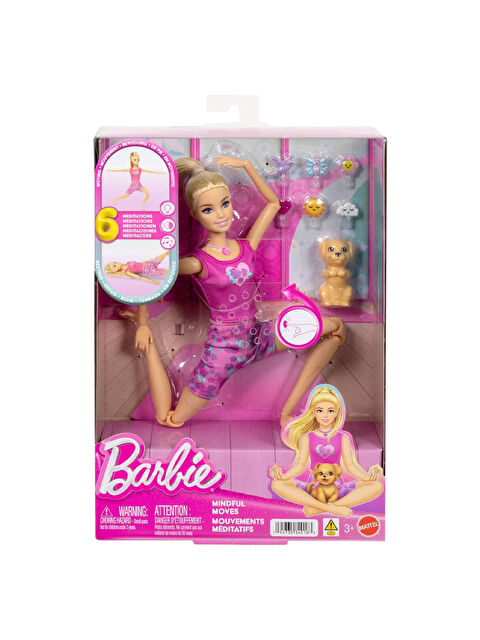 BARBIE Barbie Sesli ve Işıklı Duyarlı Hareketler Bebeği JJN55