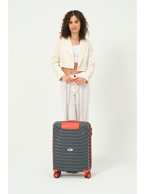 Keo Plus Kabin Boy Füme - Turuncu PP Valiz - S000401197-37489