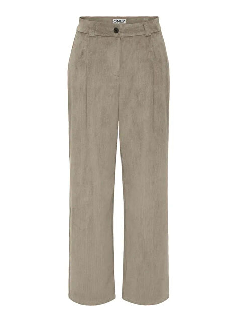 Only Onlhanna Kadife Relaxed Fit Yüksek Bel Kadın Pantolon 15353641 - S000465302-25636