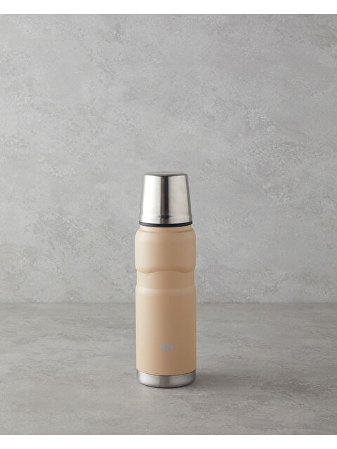 English Home Good Mood HeatLock Çelik Bardaklı Termos 500 ml Sütlü Kahve - S000434656-4280