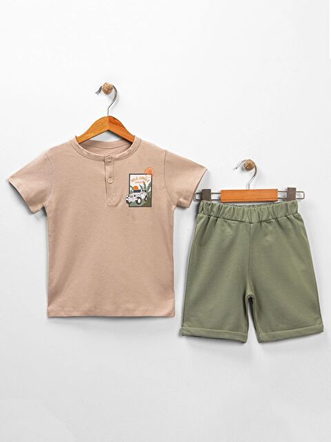 Myhanne Wild Jungle Baskılı Erkek Takım 15279 - S000223054-19413