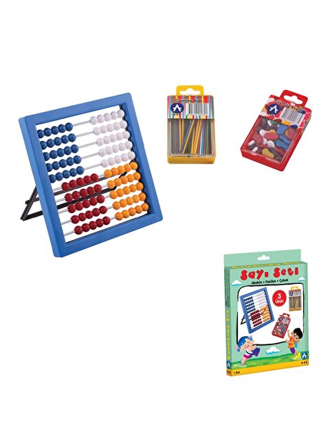 Ark Sayı Boncuğu + Fasülye + Çubuk Kod:182-1 - S000361164-23173