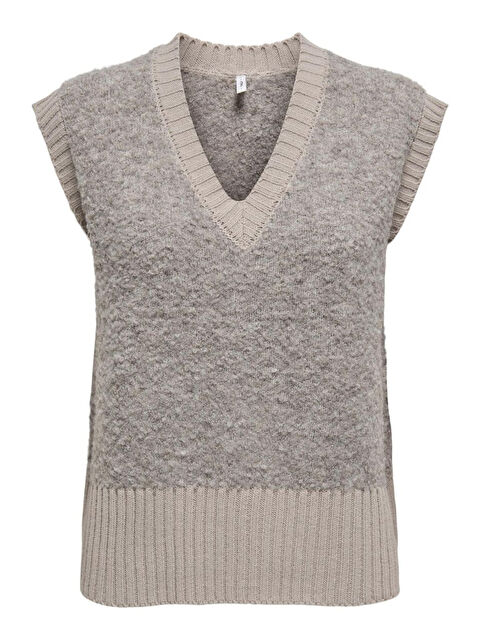 Only Onlcille Regular Fit V Yaka Kadın Süveter 15350777 - S000465309-19928