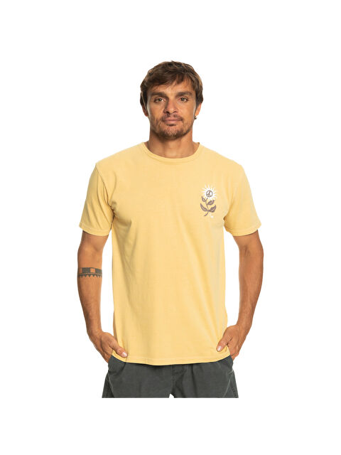 Quiksilver Sunbloom Erkek Sarı Tişört - S000489045-20072