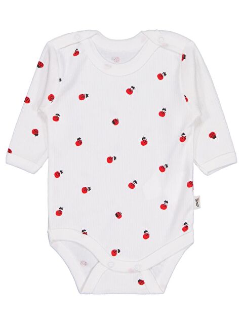 Civil Baby Uğur Böceği Empirme 0-48 Ay Çıtçıtlı Badi - S000475000-19965