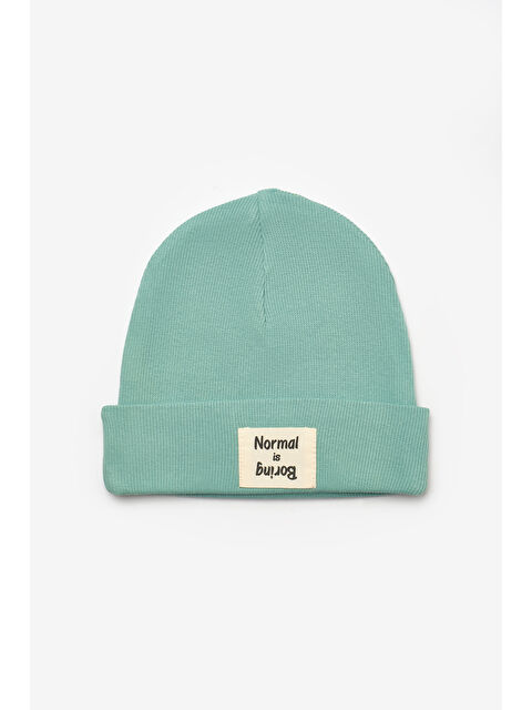 Le Mabelle Mint Mottolu Çocuk Bere