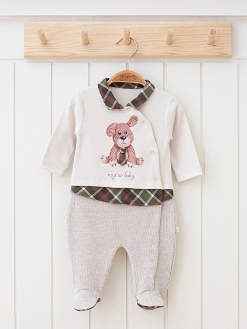 Mymio Gömlek Yaka Erkek Bebek Tulum - S000492878-19413