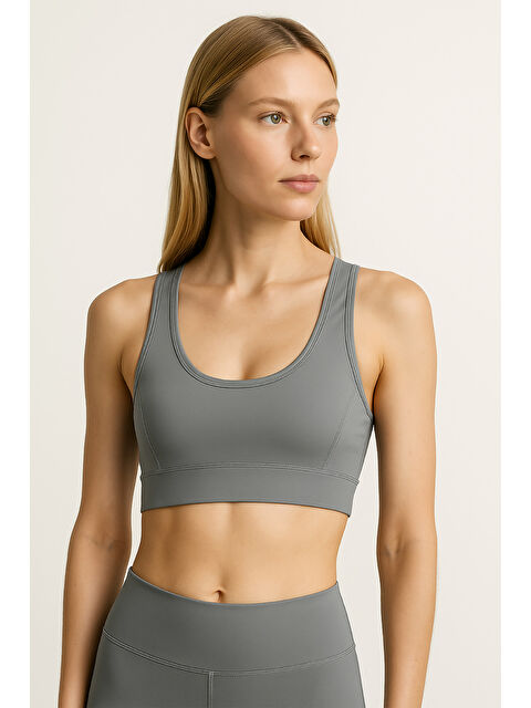 Hnx Kalın Askılı Toparlayıcı Spor Büstiyer - S000398344-3642