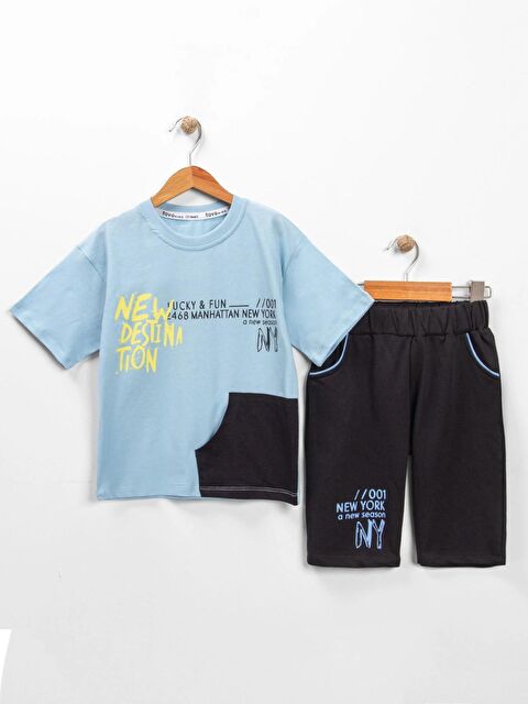 Myhanne New Destina Baskılı Erkek Takım 15352 - S000223056-17234