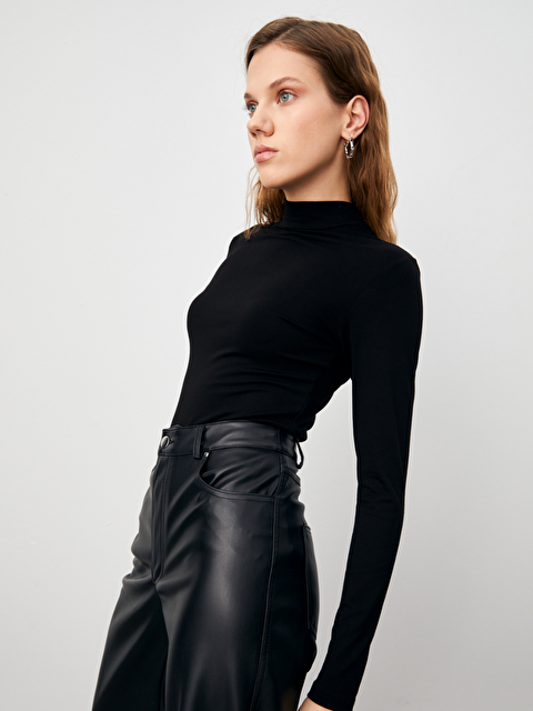 Bipantolon Kadın Siyah Bluz - S000513197-19351